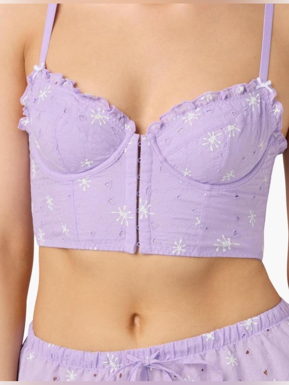 Florence Lavender Lace Bralette